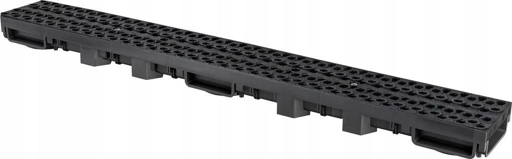 Lineáris Vízelvezetés H55 vályú 12,5 tonnáig B125 rács műanyag Aquer