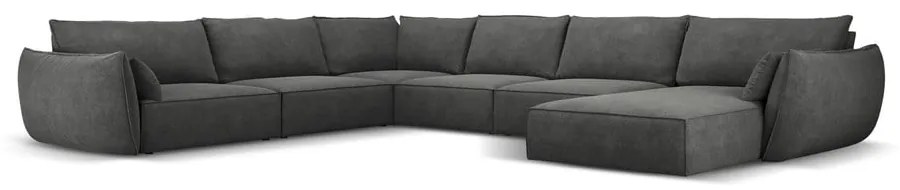 Szürke sarokkanapé (bal oldali) Vanda – Mazzini Sofas