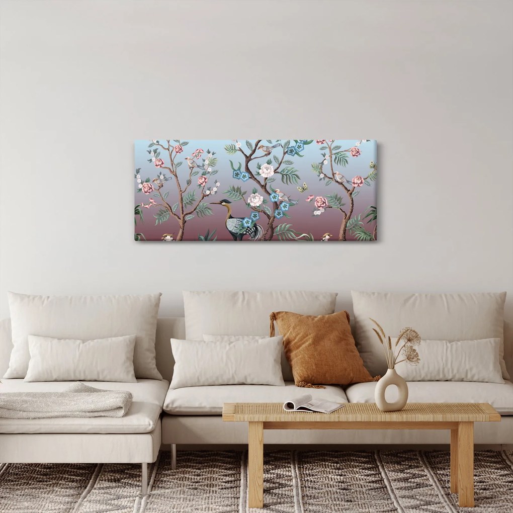 Kép - madár park (120x50 cm)