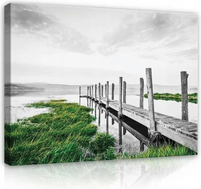 Falikép képek móló folyó 100x75