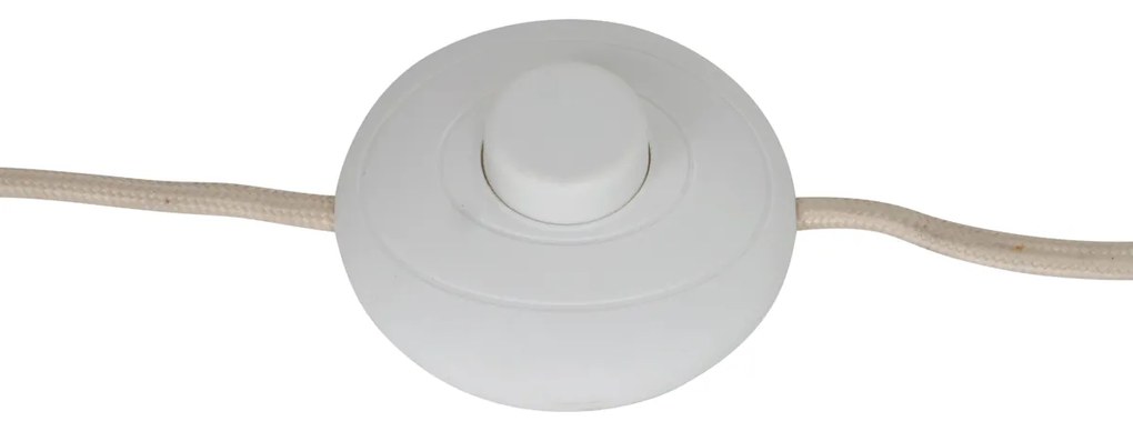 Retro állólámpa bézs színű matt üveggel - Fedde