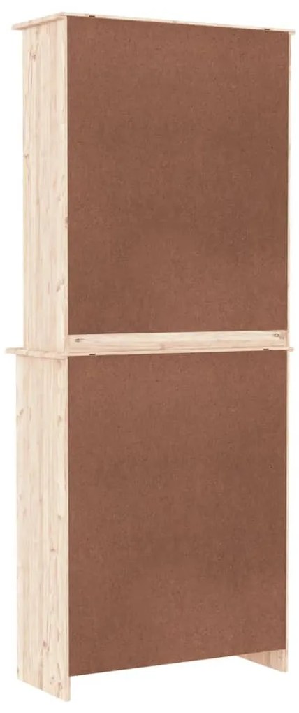 ALTA tömör fenyőfa tálalószekrény 77 x 35 x 188 cm