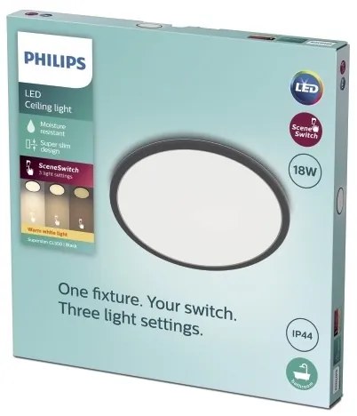 Philips - LED Dimmelhető fürdőszobai lámpa SCENE SWITCH LED/18W/230V IP44