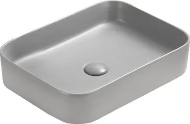 Mexen Vena 50 x 37 cm-es pultra ültethető mosdó, világosszürke matt - 22195061