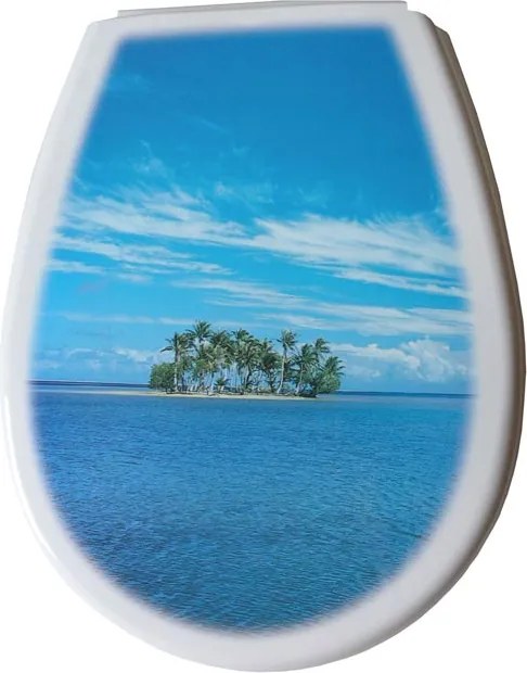 WC-ülőke Bisk Pálmasziget Univerzális Deszka Roca Cersanit Kerékhez