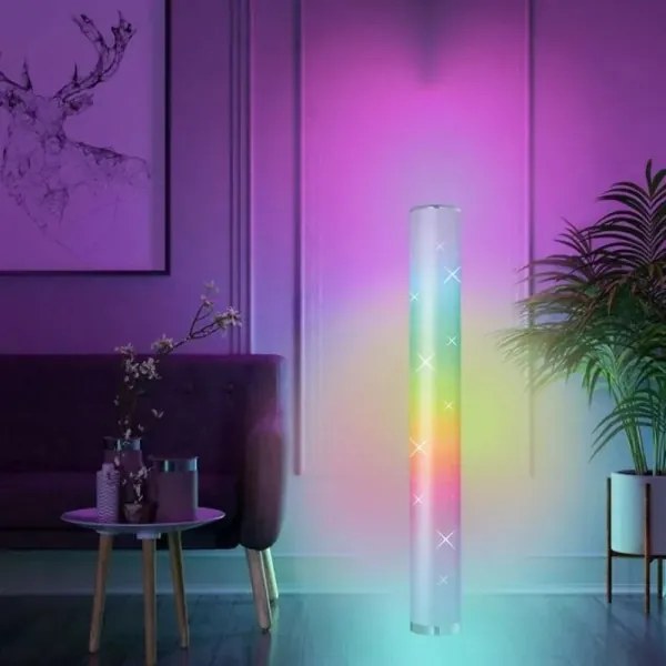 LED RGBW állítható állólámpa LED/12W/230V + távirányító