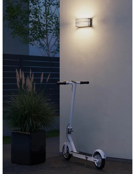 Redo 90639-LED Kültéri fali lámpa BLAZE LED/12W/230V 3000K IP54 antracit