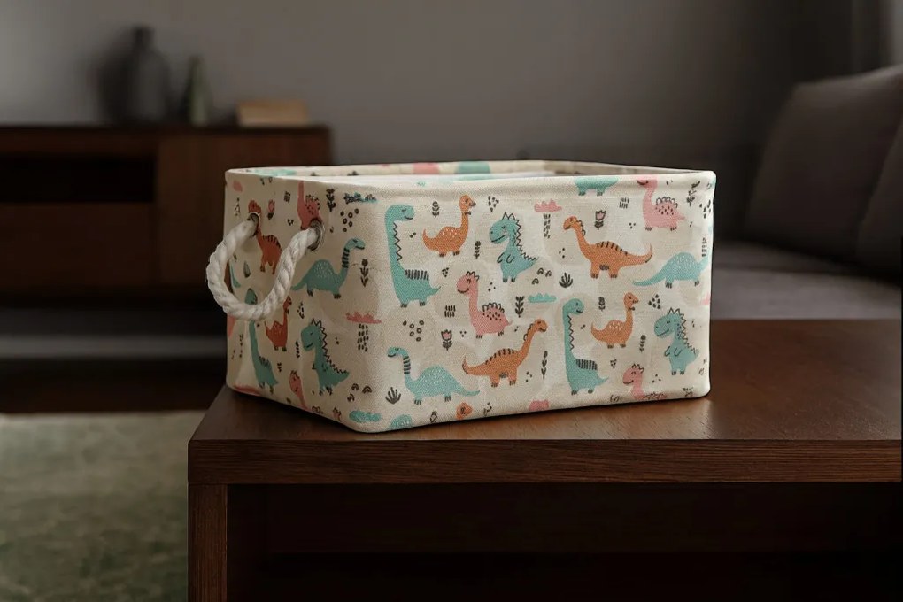 Fonott kosár tengerifűből 23 x 20 x 18/24 cm