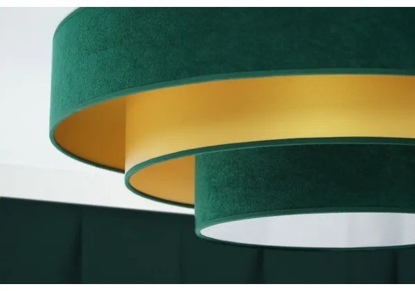 Duolla - LED Mennyezeti lámpa LUNETA LED/26W/230V átm. 60 cm 4000K zöld/arany