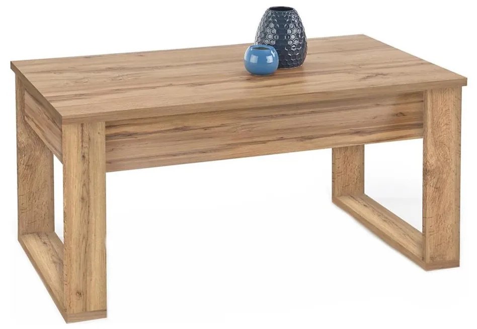 Kávésasztal NEA 52x110 cm barna/tölgy wotan