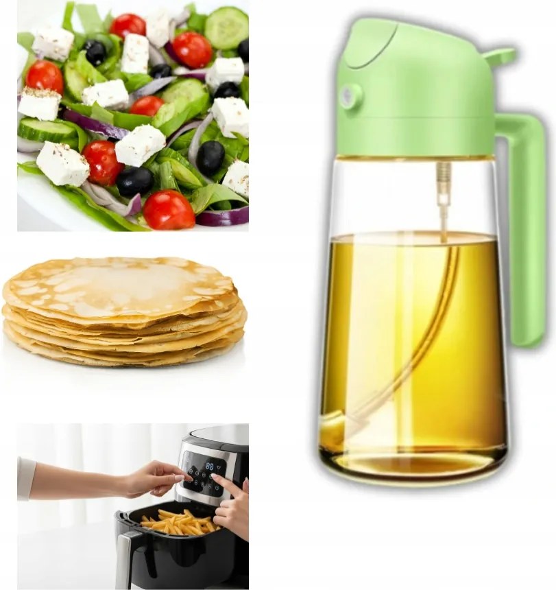 Permetező Polip Olaj Ecet Adagoló 450 ML Nagy