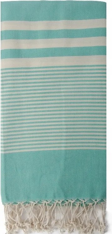 Hammam strand szauna törölköző 100x180 Hereke türkizkék