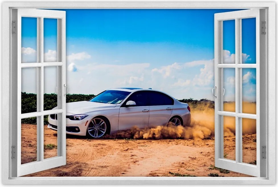 Poszterek 60x40 Bmw Drift a homokban