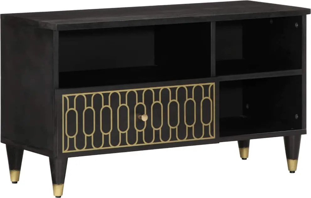 vidaXL tömör mangófa TV-szekrény 80 x 33 x 46 cm