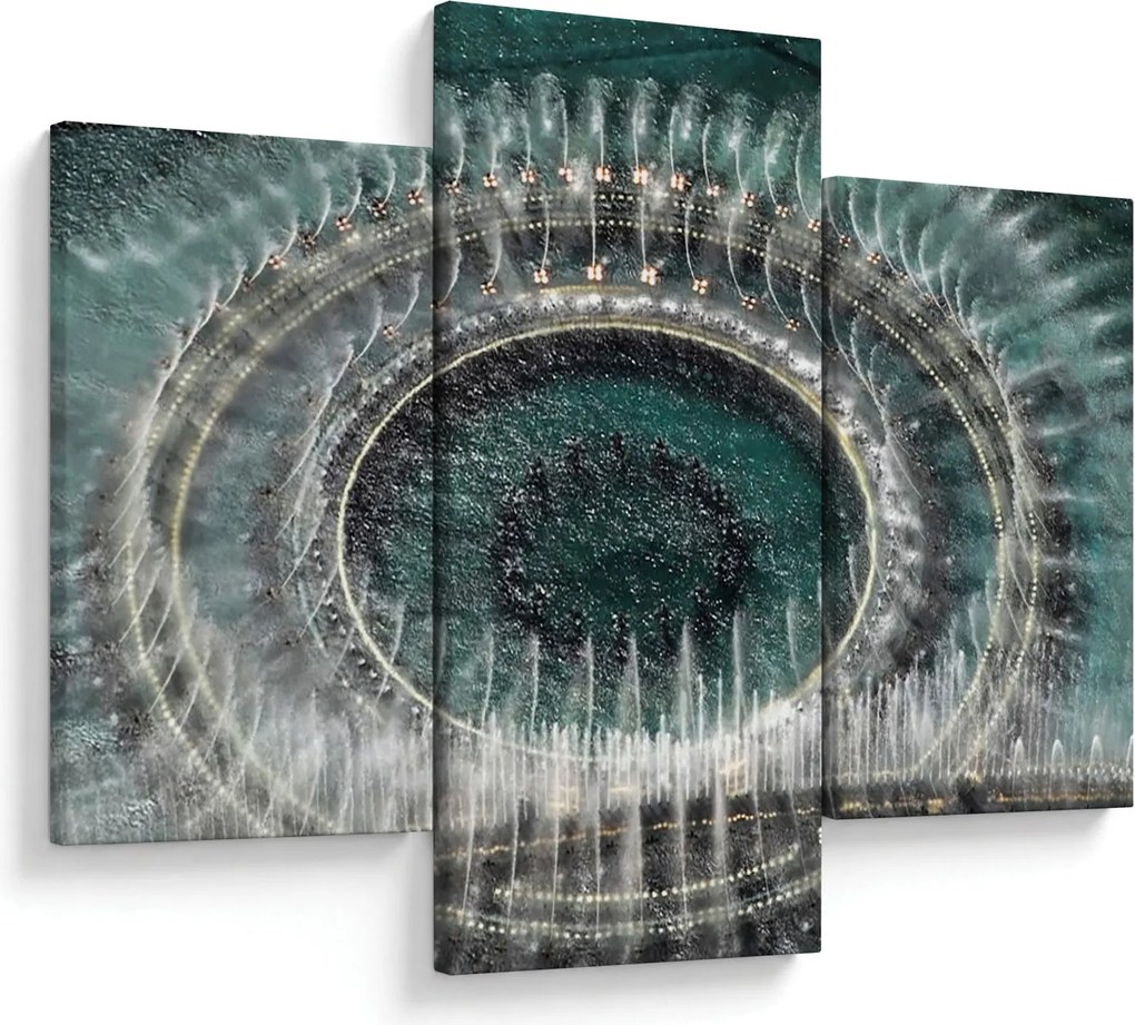 Szökőkút képe (90x60 cm)