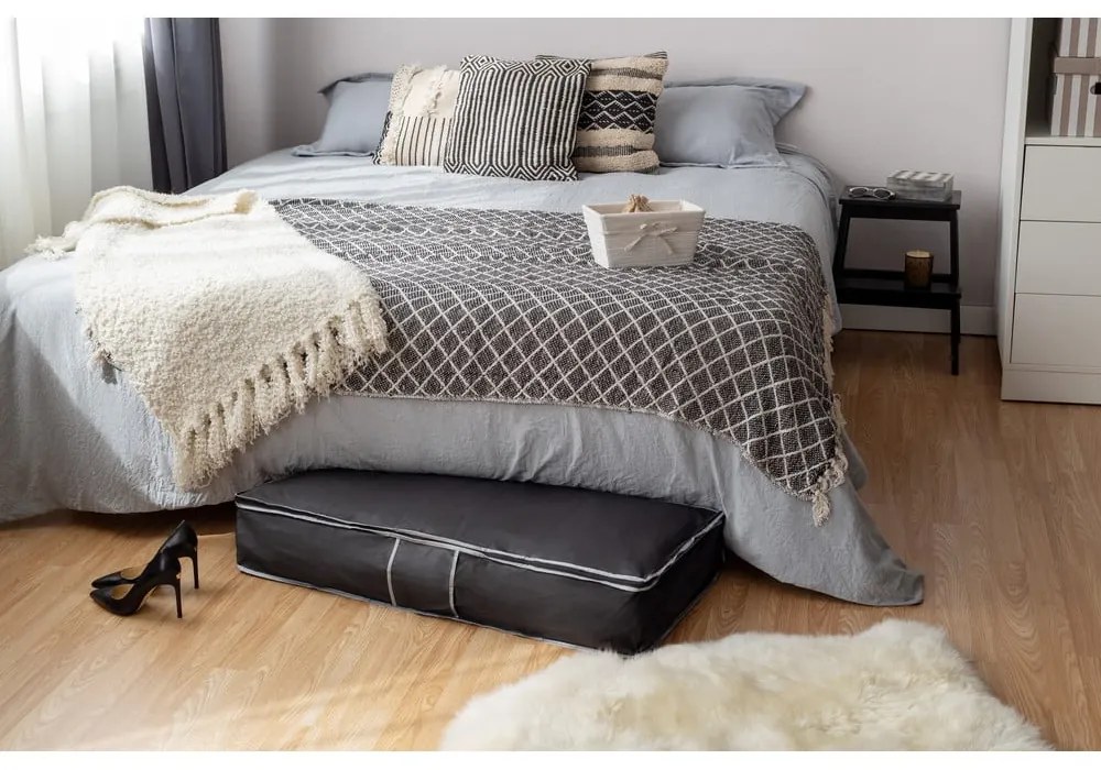 Fekete Underbed Box ágy alatti tárolódoboz - Compactor