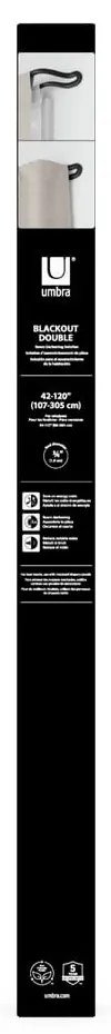 Acél bővíthető függönykarnis 107 - 305 cm Midnight – Umbra
