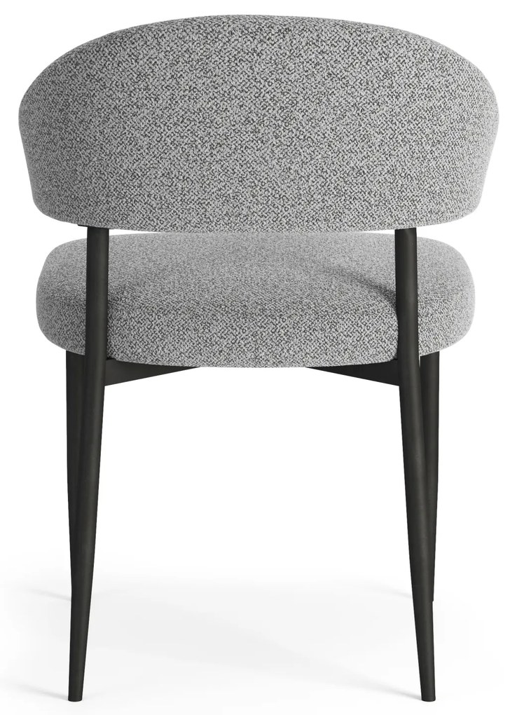 MAZZONI EXPORT IRIS Szürke (Monza 120 szövet) - MODERN LOFT BOUCLÉ KÁRPITOZOTT SZÉK NAPPALIBA/ÉTKEZŐBE