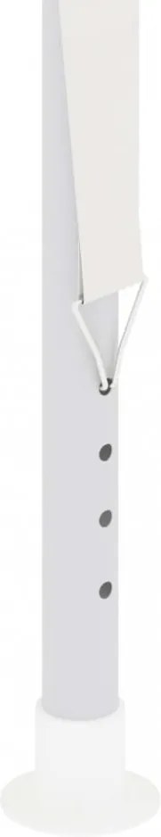 fehér rendezvénysátor oldalfalakkal 2,5 x 2,5 m 90 g/m²