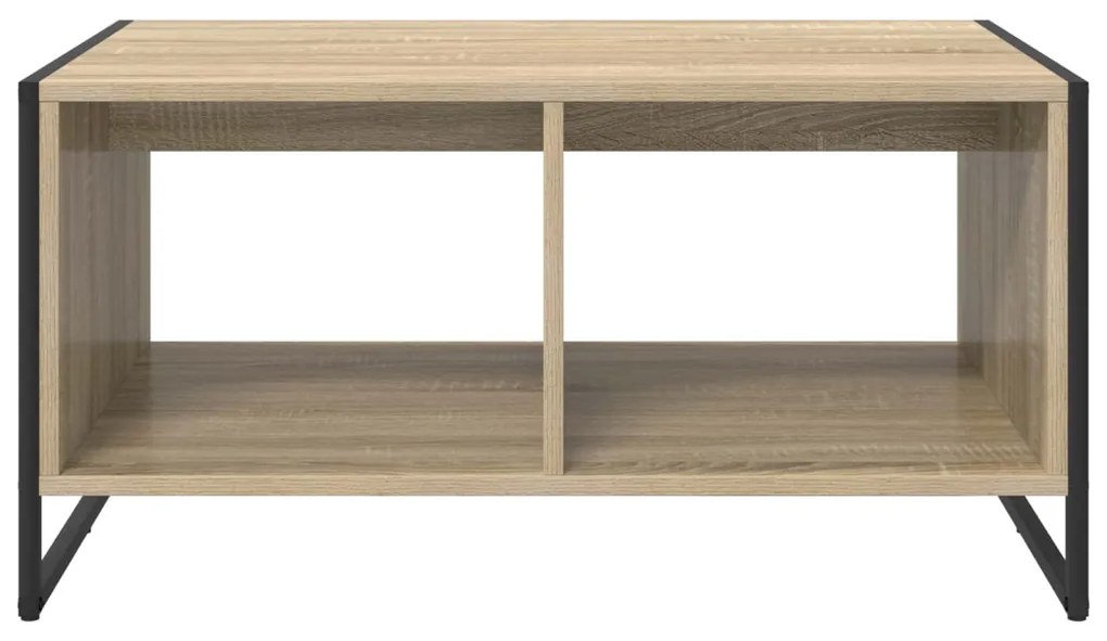 vidaXL Dohányzóasztal Sonoma 80 x 50 x 40 cm Faanyag