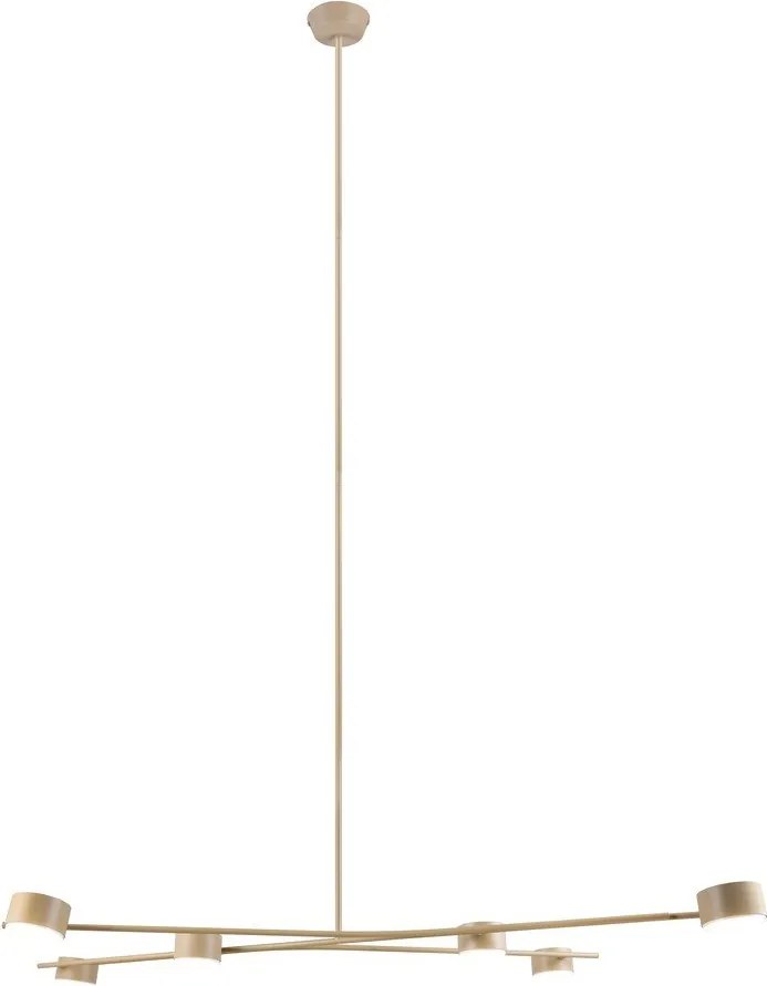 Bézs fém függőlámpa Coda – Trio Select