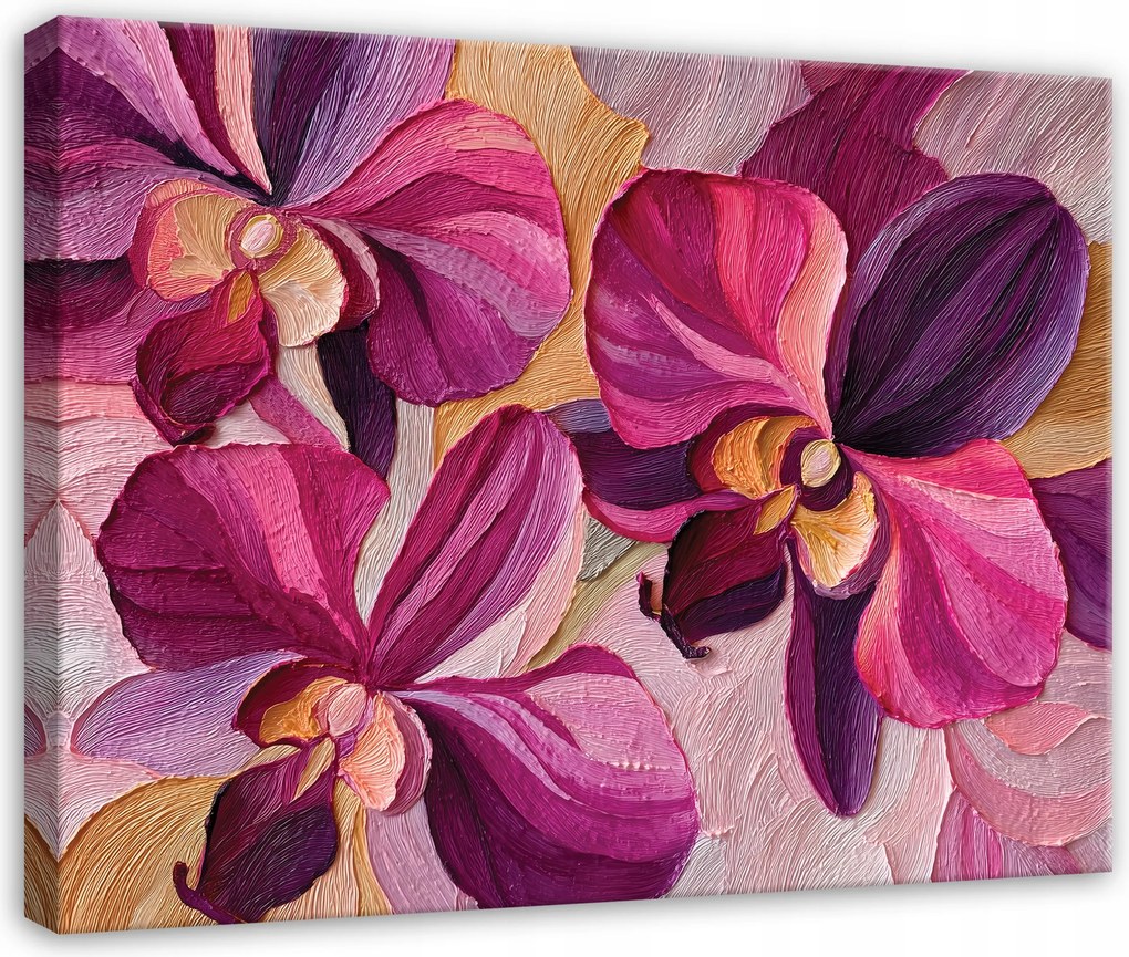 Vászonkép Virágok Absztrakt Art Deco A Nappali Hálószobájába 120x80