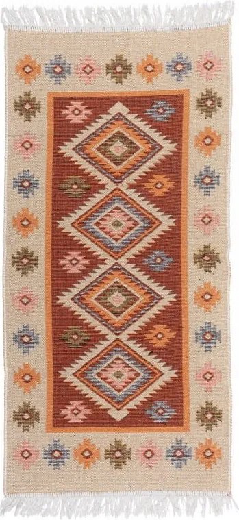 Kilim szőnyeg rojtokkal Terra Romby 60x120