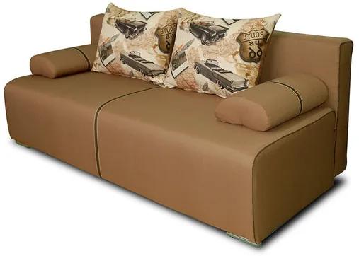 Clasic ágyazható, karfa nélküli kanapé 190 x 135 cm. a