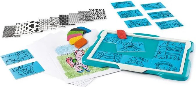 Rajztábla, kastélyok, MAPED CREATIV „Textur' Art” (IMAC907038)