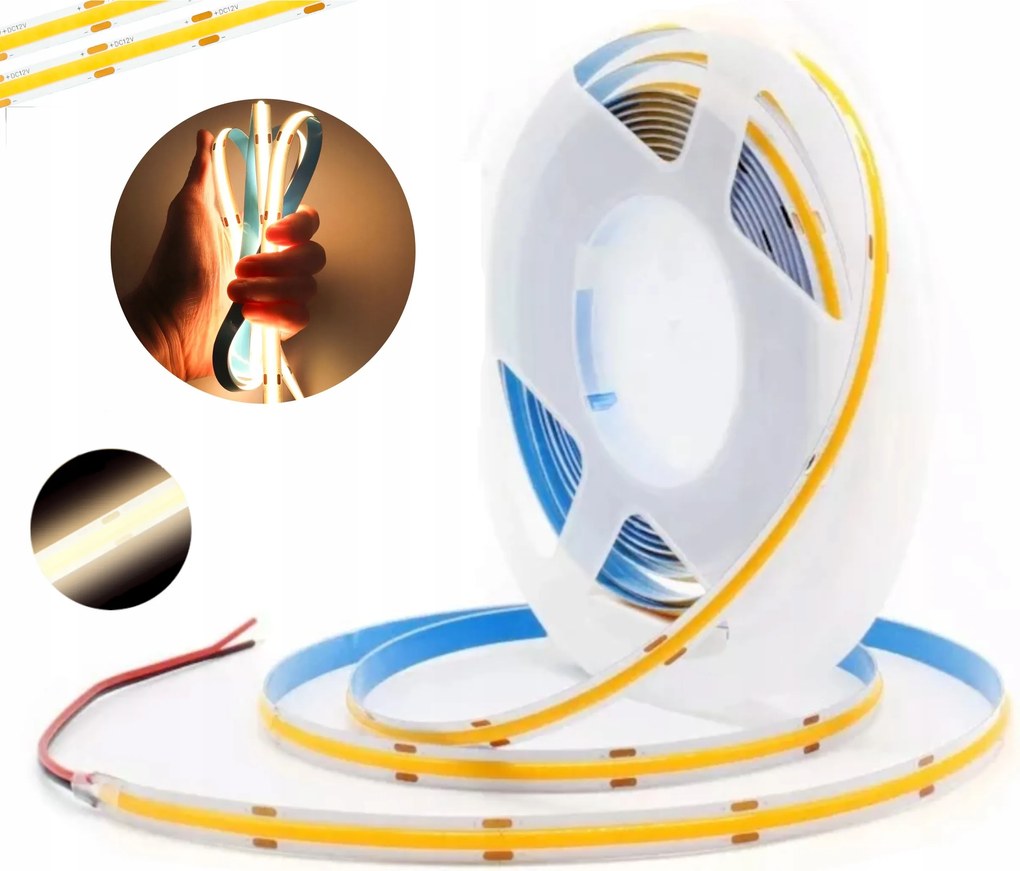 Led Szalag Pontmentes Vonal Neon 11W 3000K Meleg