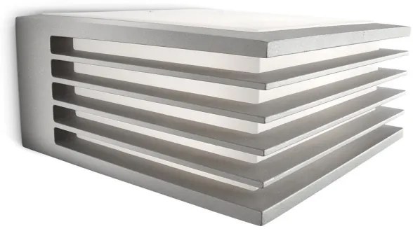 Philips - Kültéri fali lámpa SHADES 1xE27/15W/230V IP44 ezüst