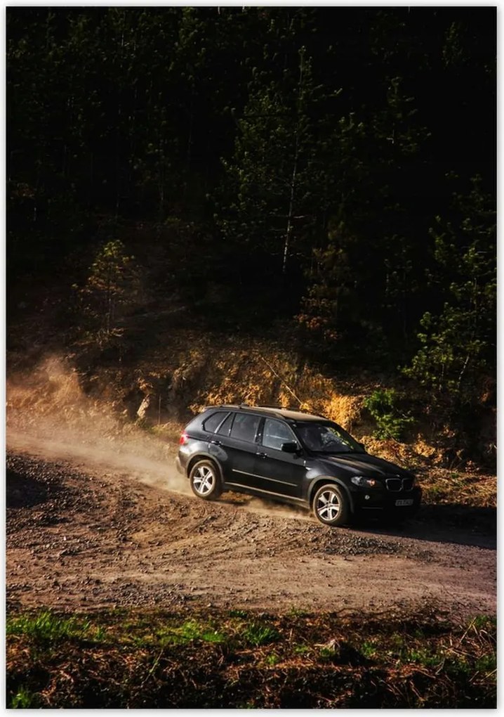 Poszterek 70x100 Fekete terepjáró Bmw