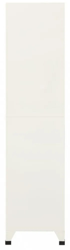 szürke-kék acél zárható szekrény 90 x 45 x 180 cm