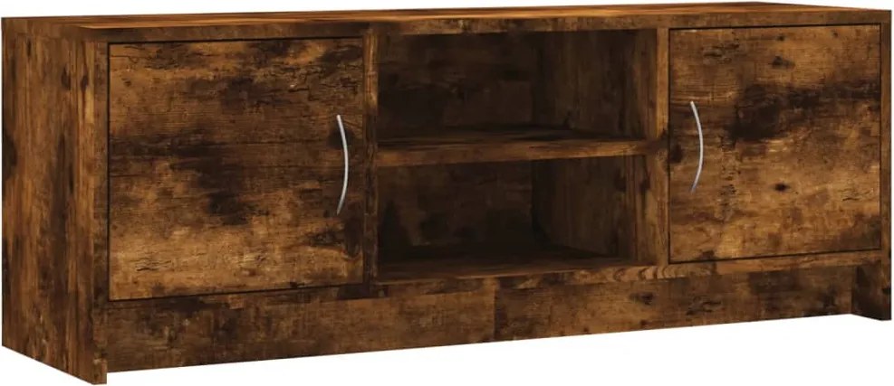 vidaXL füstös tölgy színű szerelt fa TV-szekrény 102x30x37,5 cm