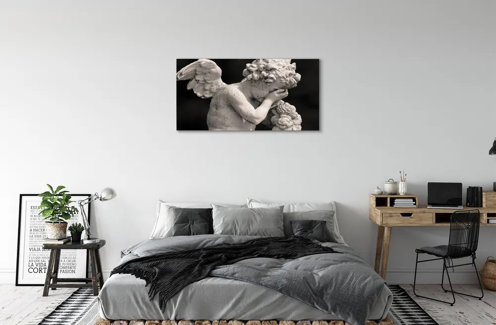 Canvas képek síró angyal 140x70 cm