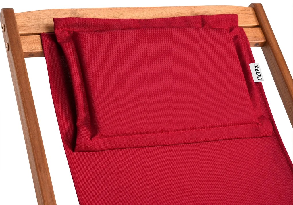 SIENA kerti nyugágy, 65x87x102cm, piros Casaria