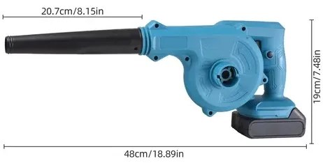 Akkus lombfúvó KIYOSHI KE24-301 2 az 1-ben + 2x akku