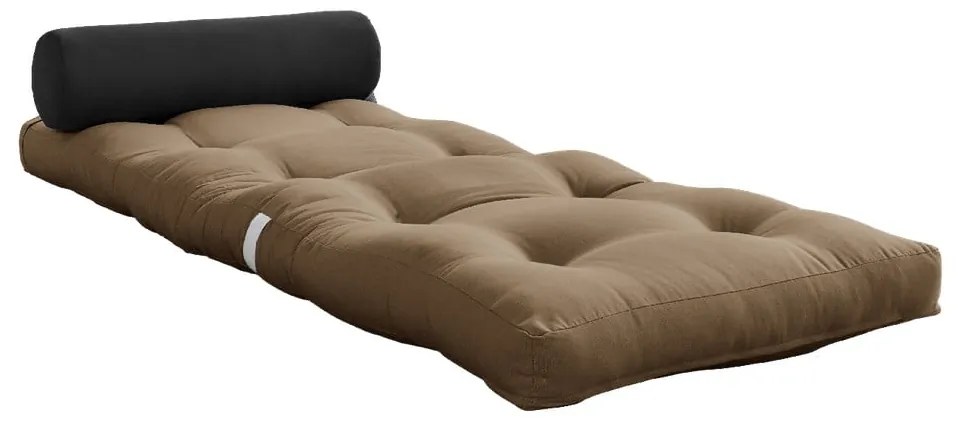 Szürkésbarna futon matrac 70x200 cm Wrap Mocca/Dark Grey – Karup Design