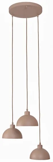 Duolla - Zsinóros csillár IRONLINE 3xE27/15W/230V bézs