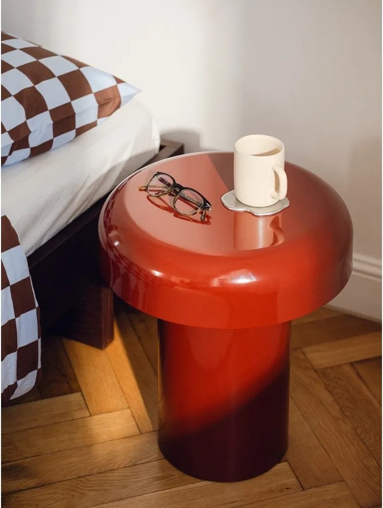 Acél kerek tárolóasztal ø 40 cm Miko – noo.ma