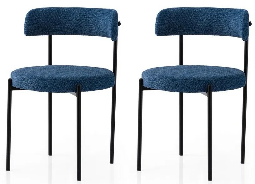 Gini Dark Blue and Black étkezőszékek, 2 db