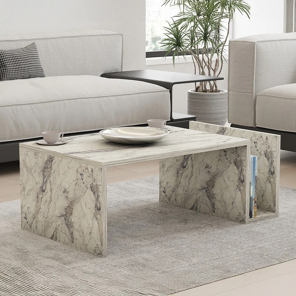 Memo Freesia Marble konferenciaasztal