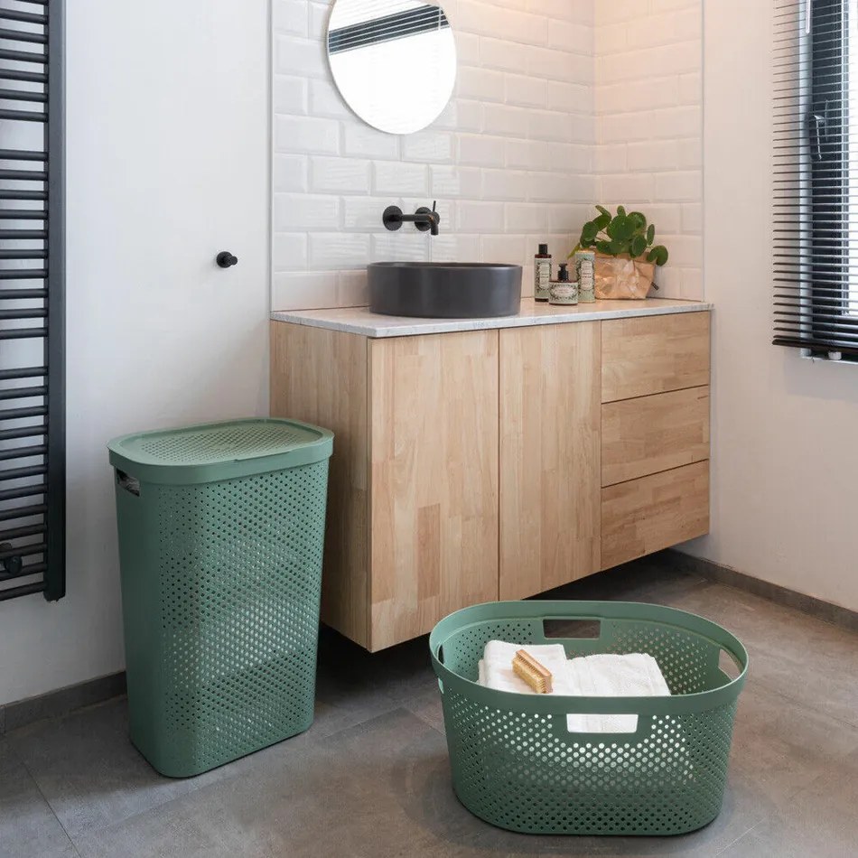 Curver Infinity szennyeskosár 59 l, zöld