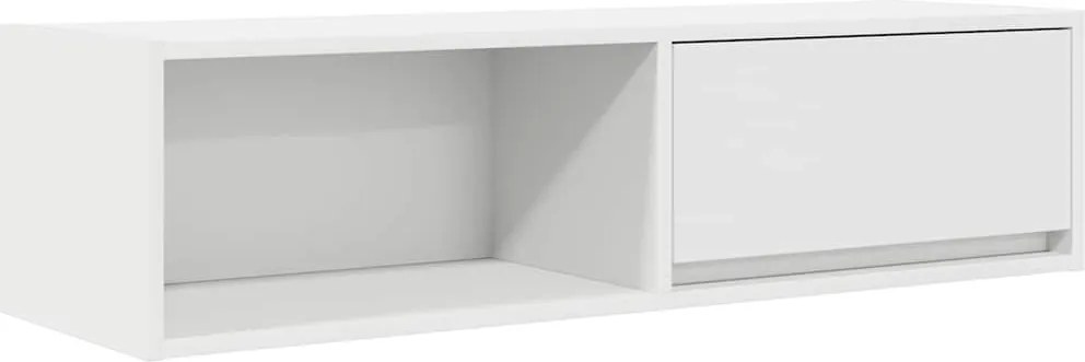 vidaXL fehér szerelt fa TV-szekrény 100x31x25,5 cm