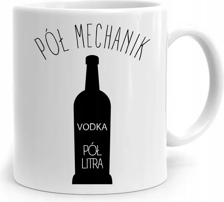 Ajándék Bögre Szerelőnek Fél Liter Fél Szerelő fényképes nyomtatással