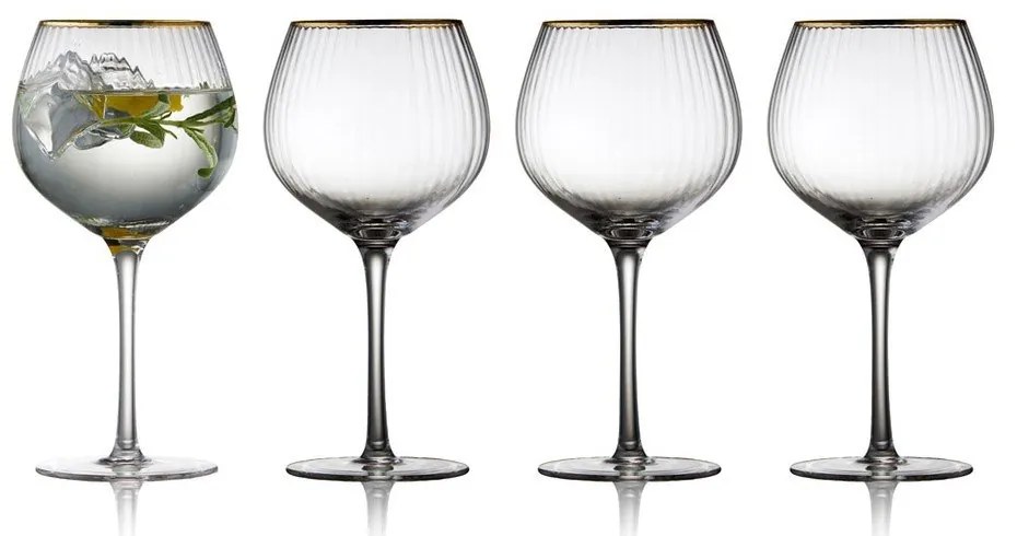 Palermo 4 db-os gon & tonic pohár készlet, 650 ml - Lyngby Glas