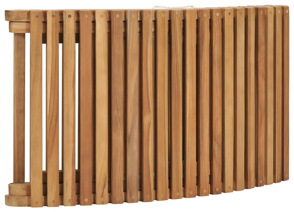 3 részes tömör tíkfa összecsukható kerti ülőgarnitúra