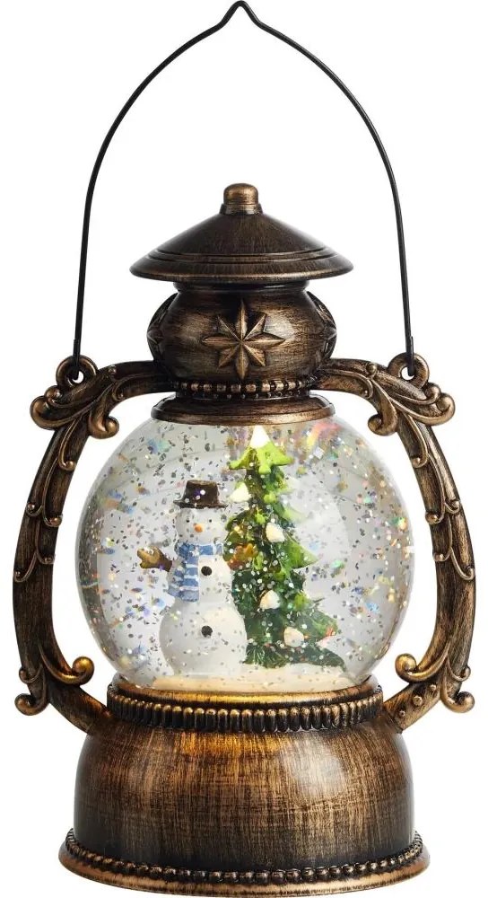 Markslöjd 705053 - LED karácsonyi dekoráció LOTHAR LED/0,15W/3xAA lámpás bronz