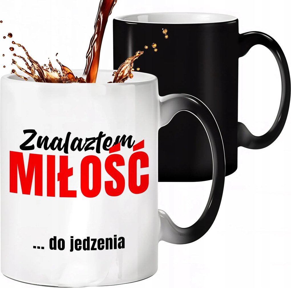 Mágikus Bögre Fekete Matt Találtam Szerelmet Ajándék Lányoknak