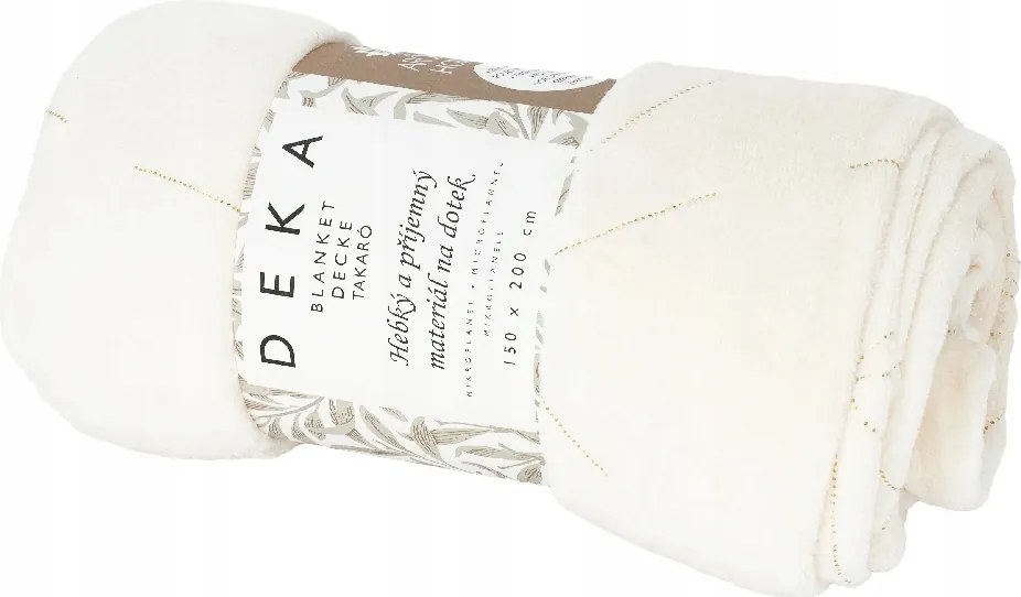 Arôme Home Mikroflanel takaró, Sparks fehér